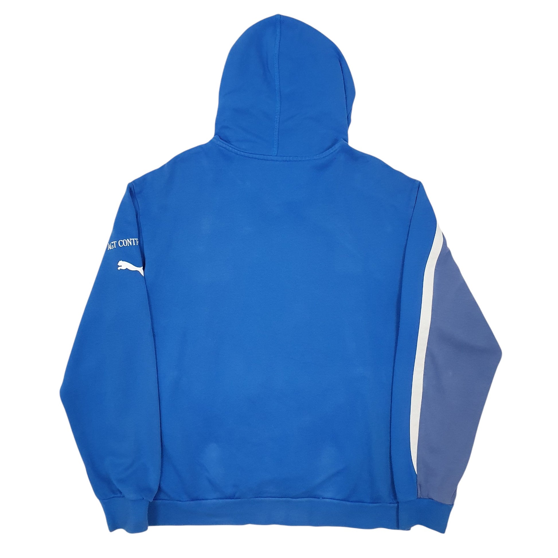 Mens Blue Puma  Hoodie Jumper