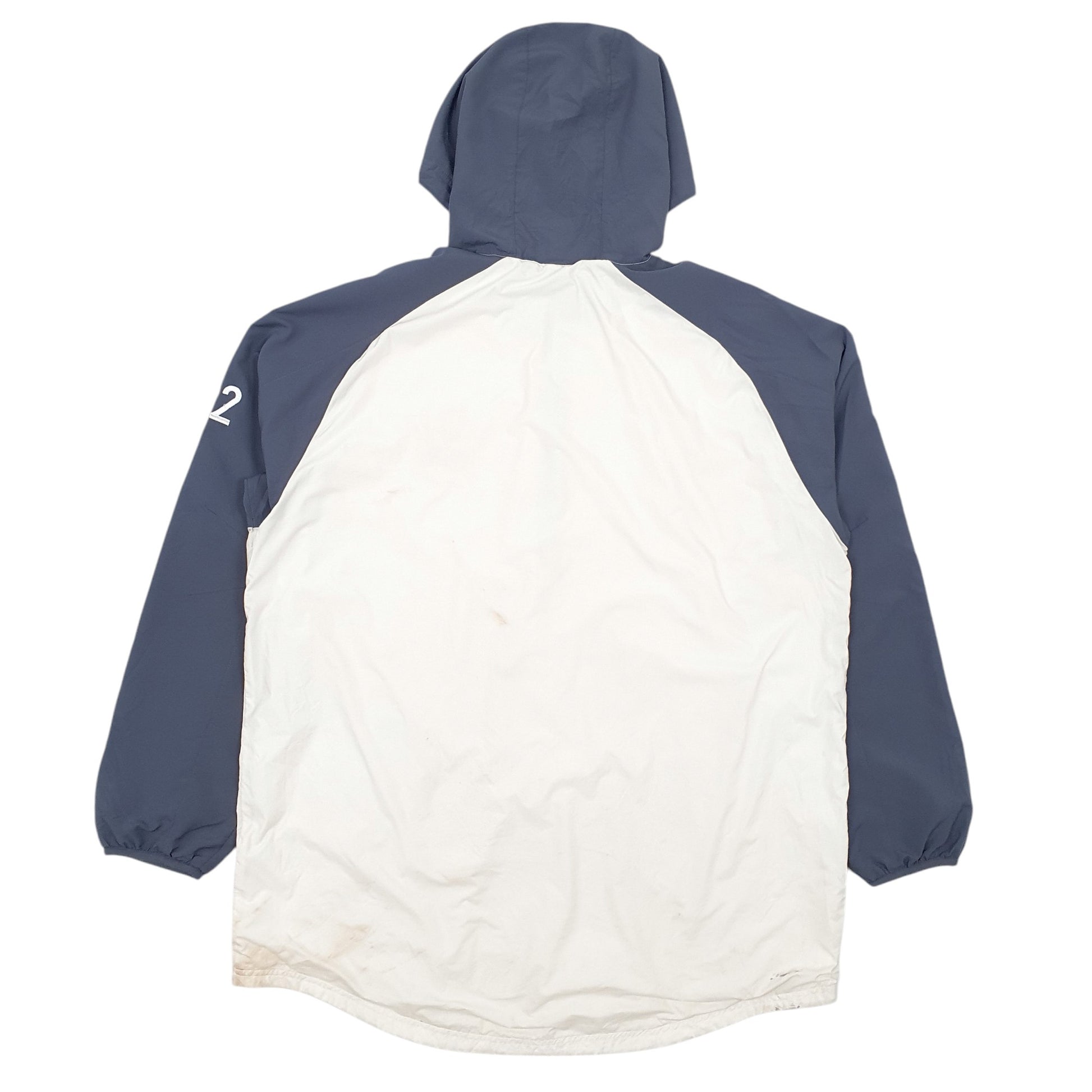 Mens White Adidas  Full Zip Coat