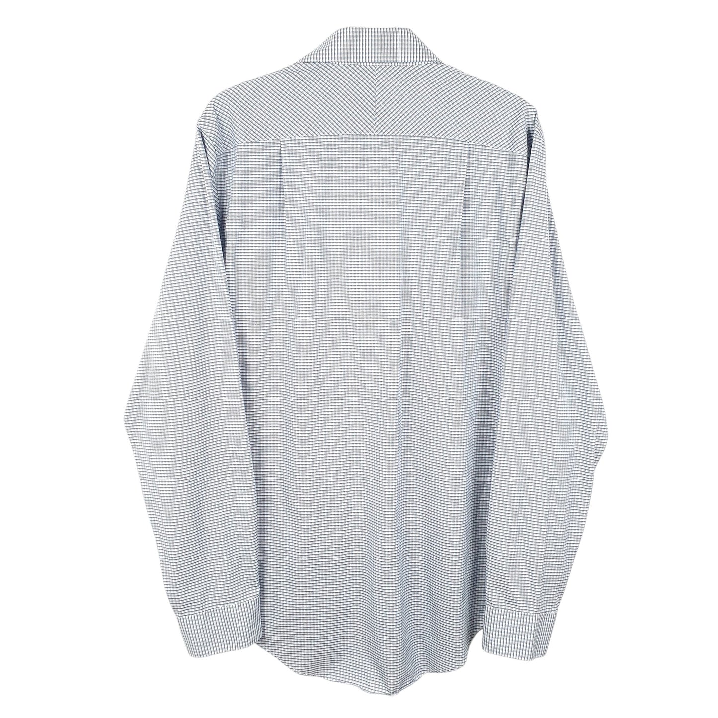 Mens Blue Calvin Klein Non Iron Long Sleeve Shirt