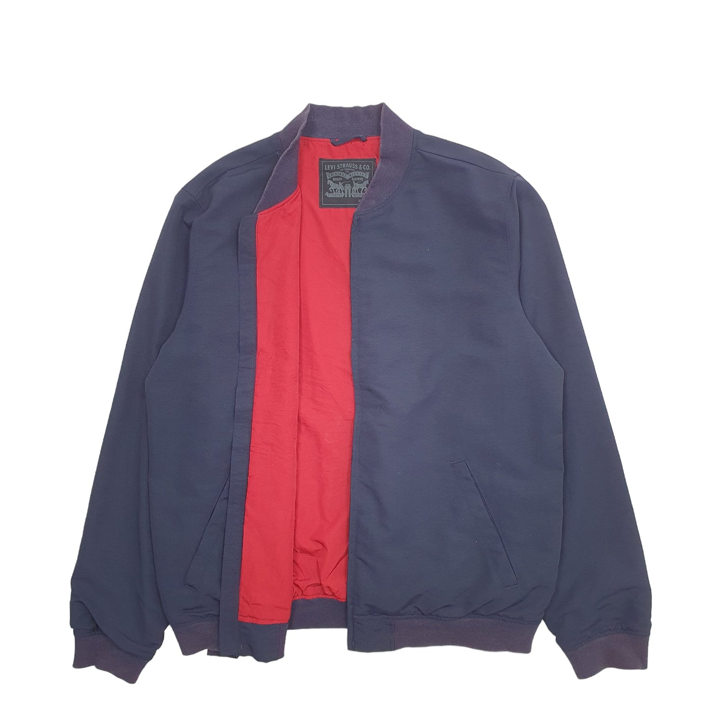 Mens Navy Levis   Coat