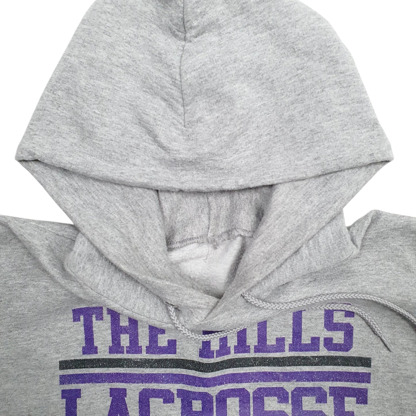 Mens Grey Champion Lacrosse Blackhawks Hoodie Jumper