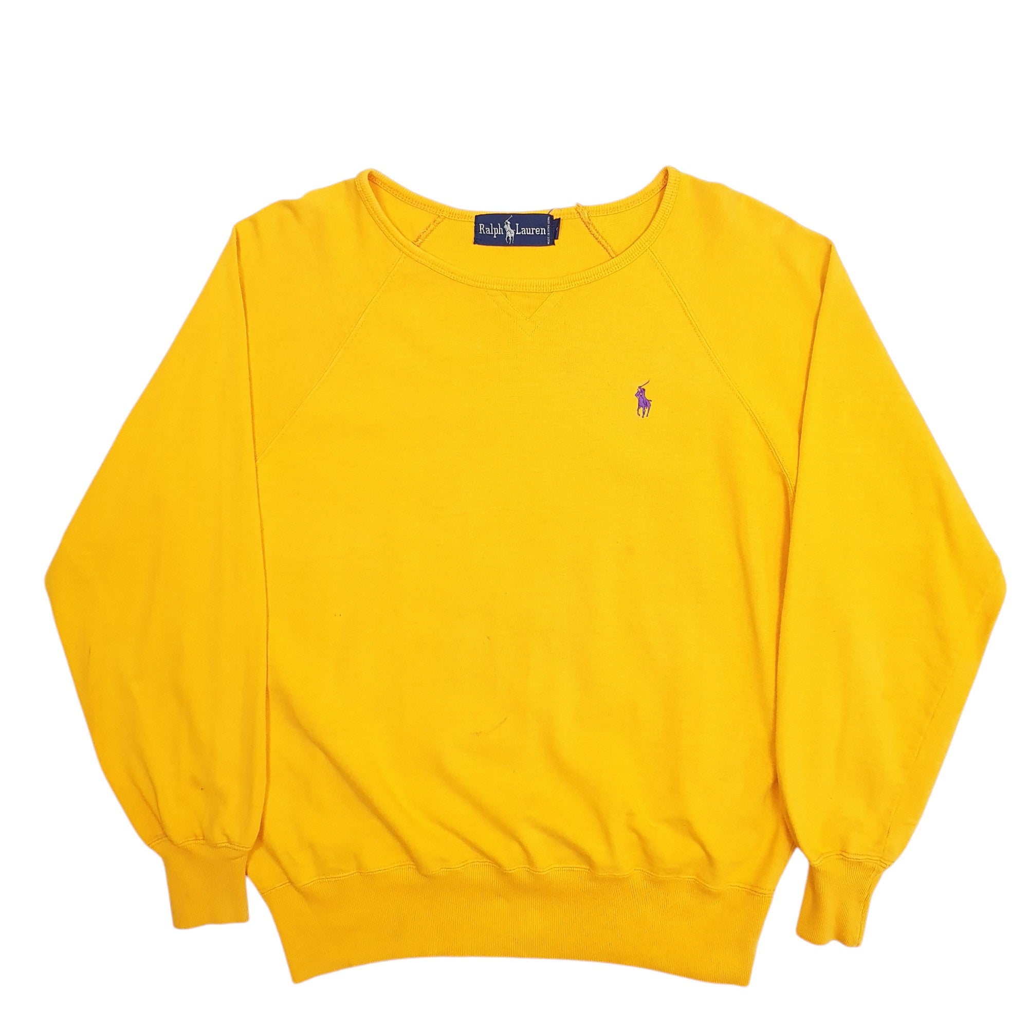 Ralph lauren women's yellow sweater best sale