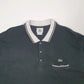 Mens Black Lacoste  Short Sleeve Polo Shirt