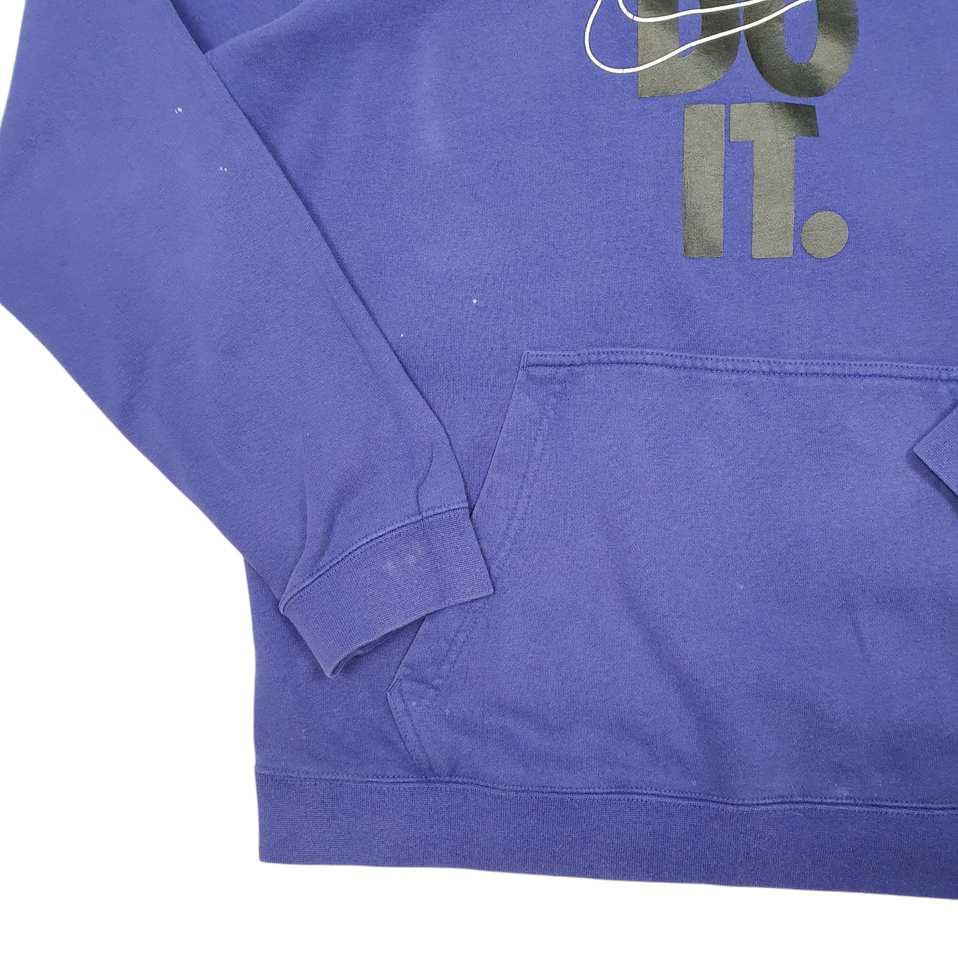 Mens Purple Nike Just Do It Hoodie Jumper