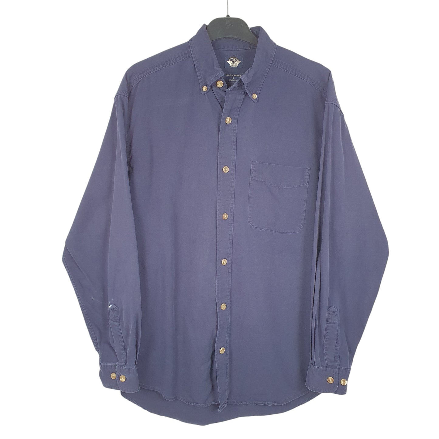 Mens Navy Dockers  Long Sleeve Shirt