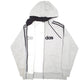 Mens Grey Adidas Hoodie Full Zip Jumper