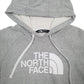Womens Grey The North Face Spellout Hoodie Jumper