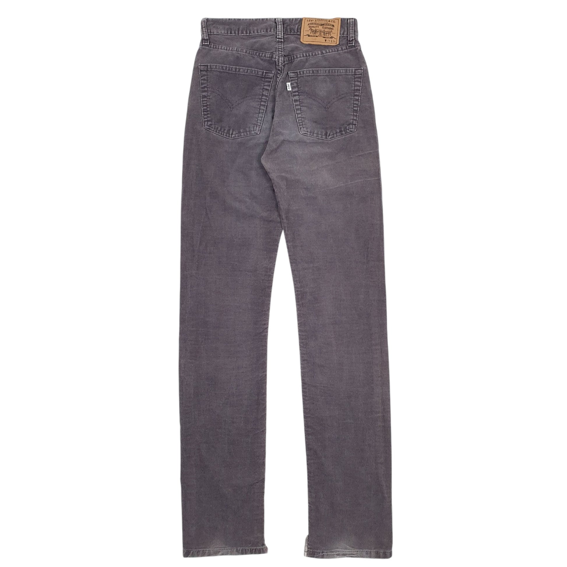 Womens Grey Levis  Corduroy Trousers