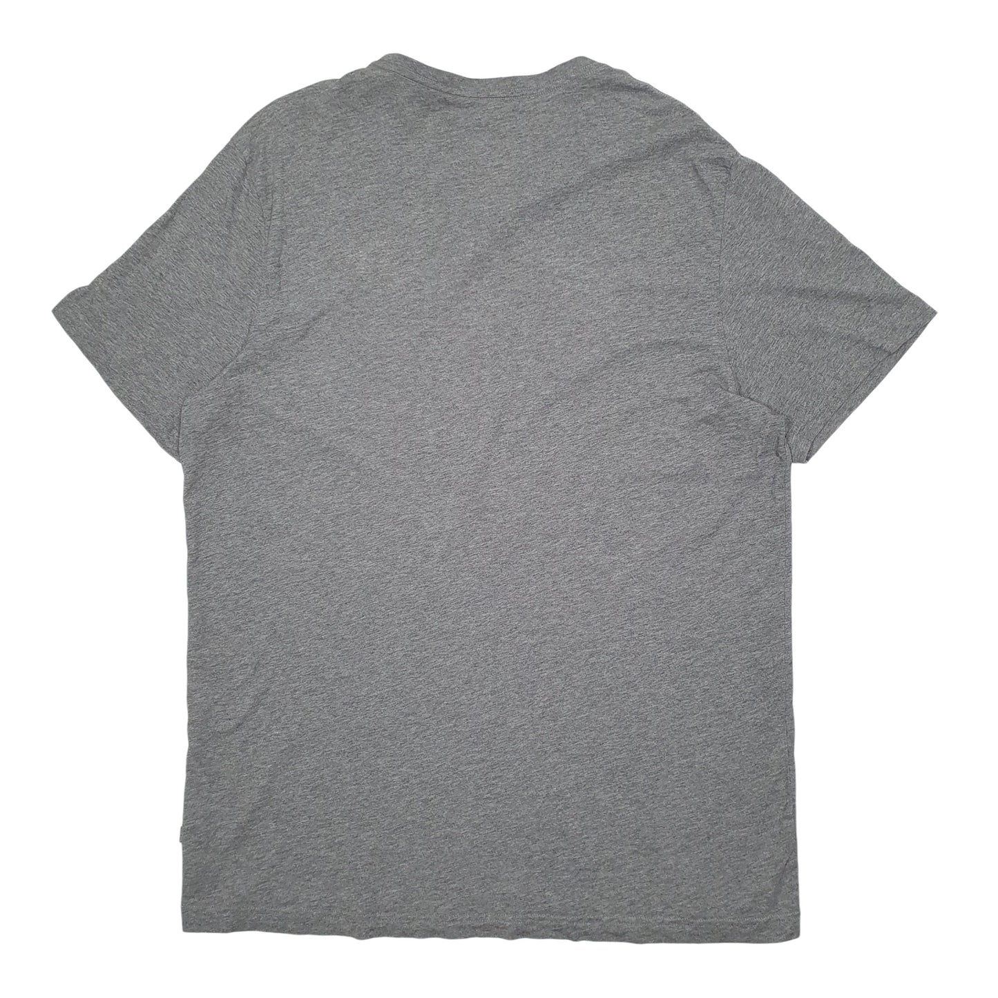 Mens Grey Puma Spellout Short Sleeve T Shirt