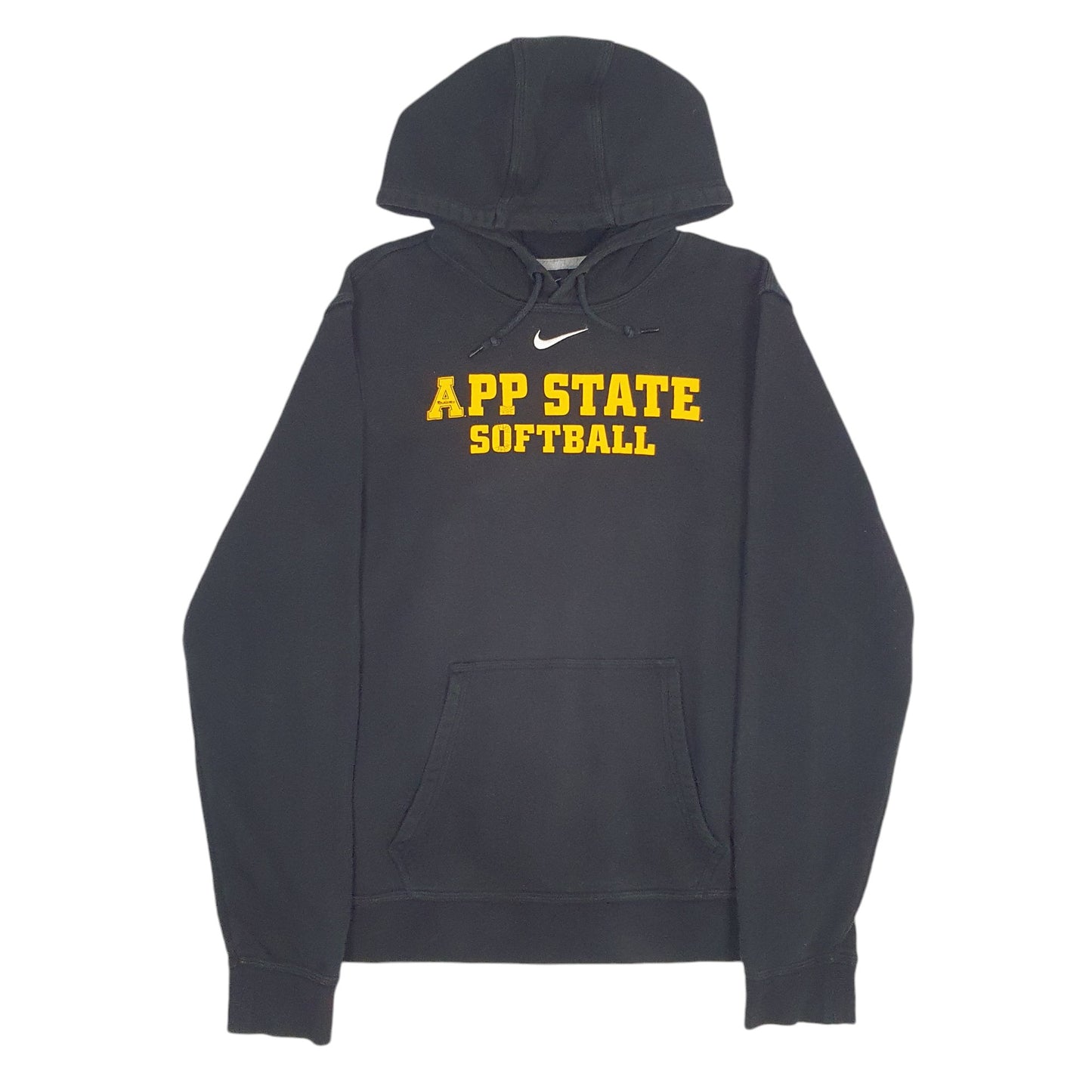 Mens Black Nike App State Softball Hoodie Jumper