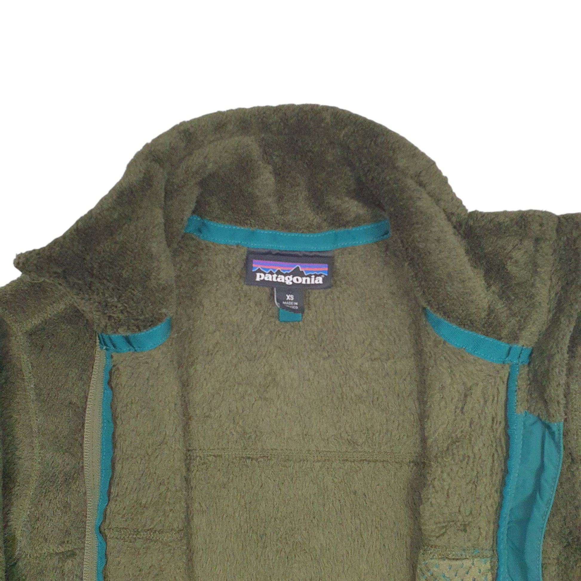 Womens Green Patagonia  Full Zip Jumper