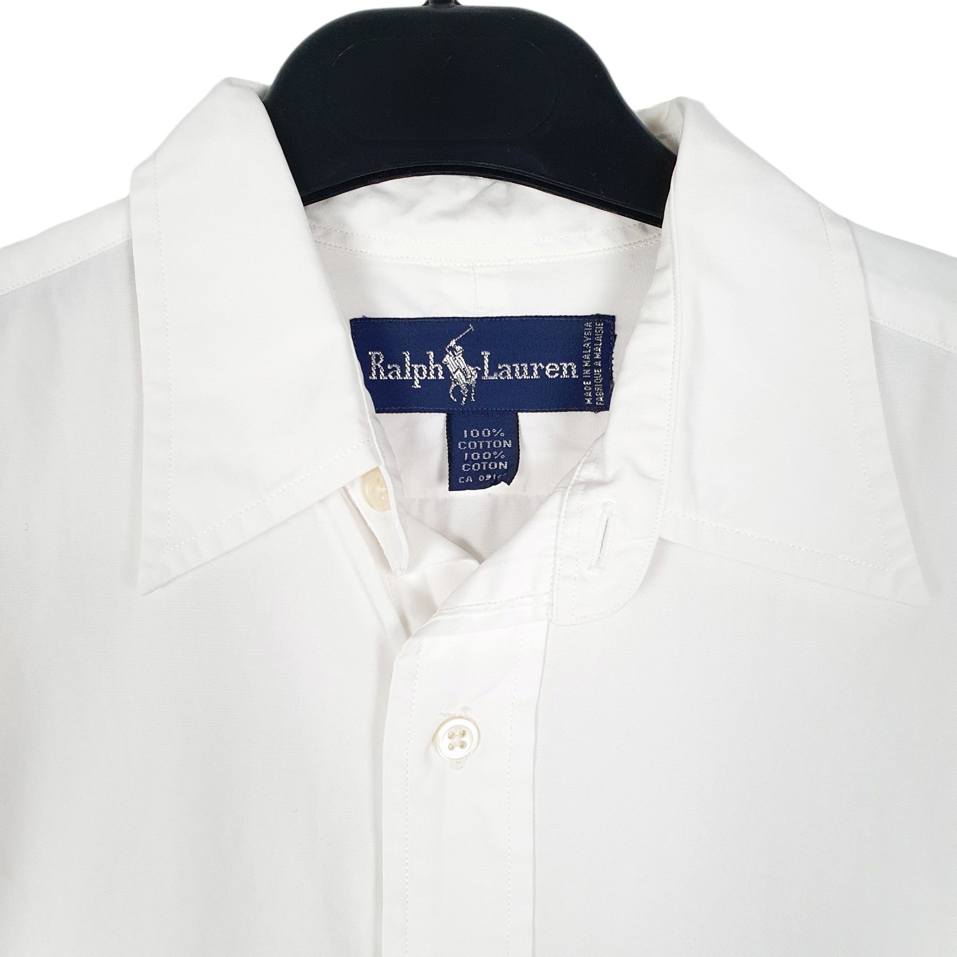 Mens White Ralph Lauren  Long Sleeve Shirt