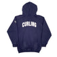 Mens Blue King Fashion Curling Hoodie Jumper