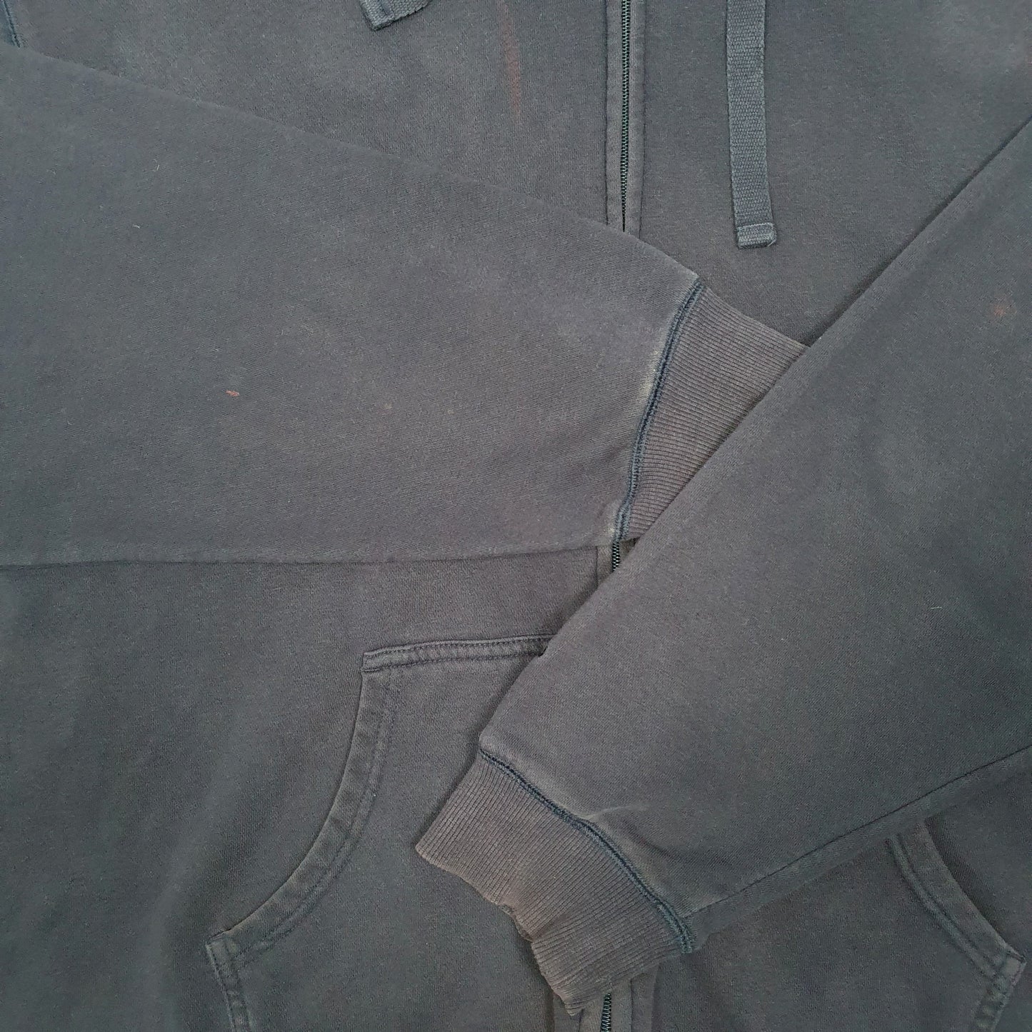 Mens Navy Champion Hoodie Full Zip Jumper