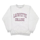 Mens Grey Gear for Sports Vintage 1990s Lafayette USA College Crewneck Jumper