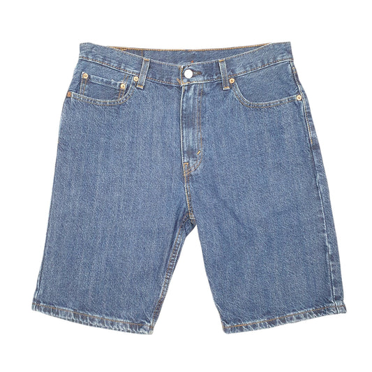 Mens Blue Levis Denim Jeans Jorts 505 Denim Shorts