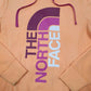 Womens Orange The North Face Spellout Hoodie Jumper