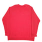 Mens Red Adidas Spellout Crewneck Jumper