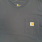 Mens Navy Carhartt  Short Sleeve T Shirt