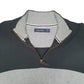 Mens Black Nautica Knit Quarter Zip Jumper