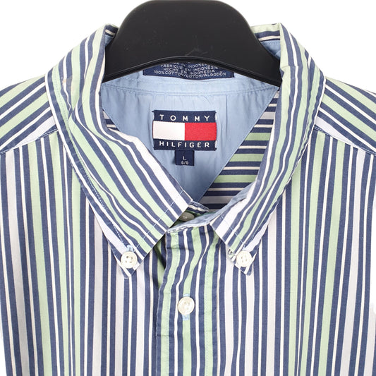 Mens Blue Tommy Hilfiger  Short Sleeve Shirt