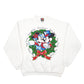 Mens White Disney Vintage Christmas Crewneck Jumper