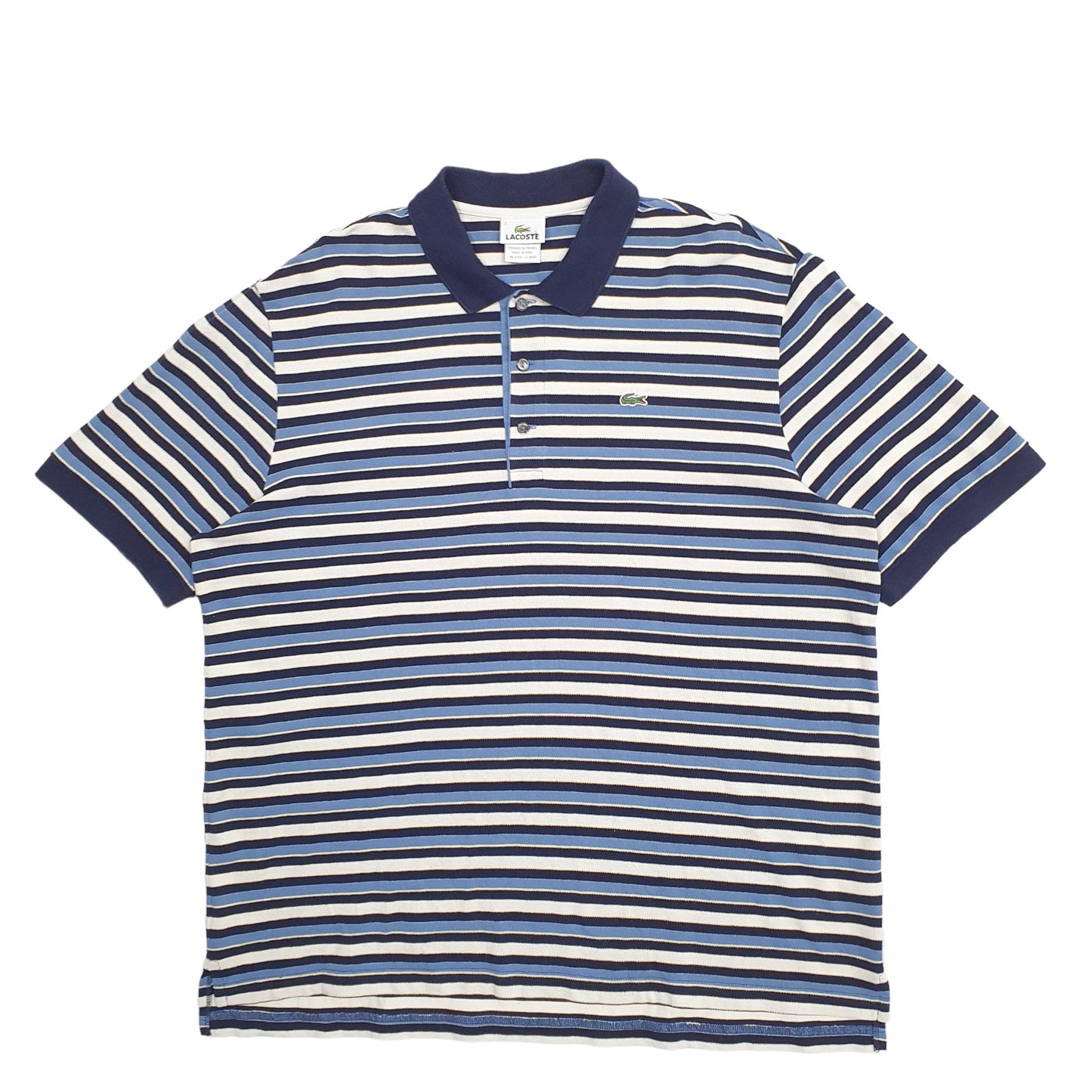 Mens Blue Lacoste  Short Sleeve Polo Shirt