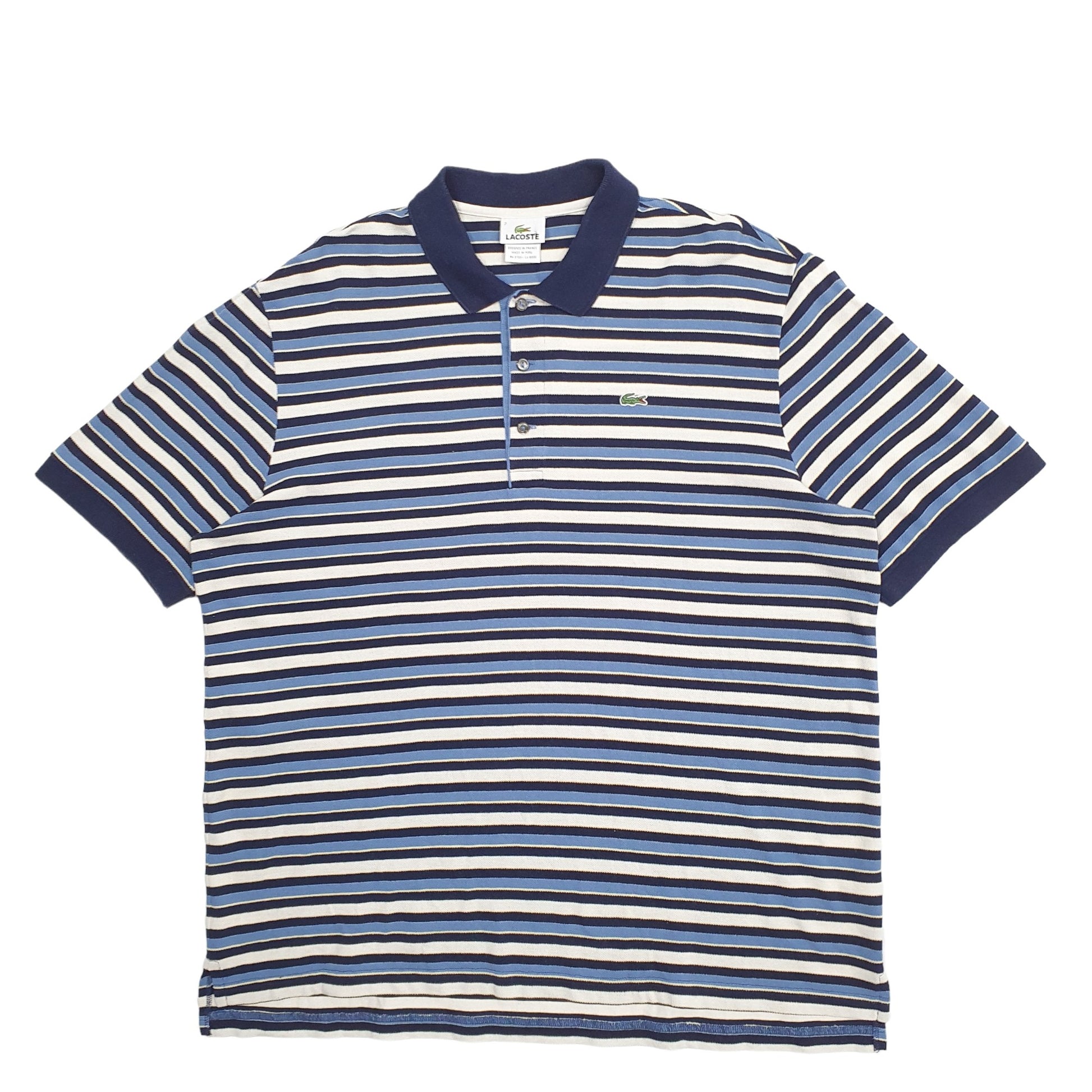 Mens Blue Lacoste  Short Sleeve Polo Shirt