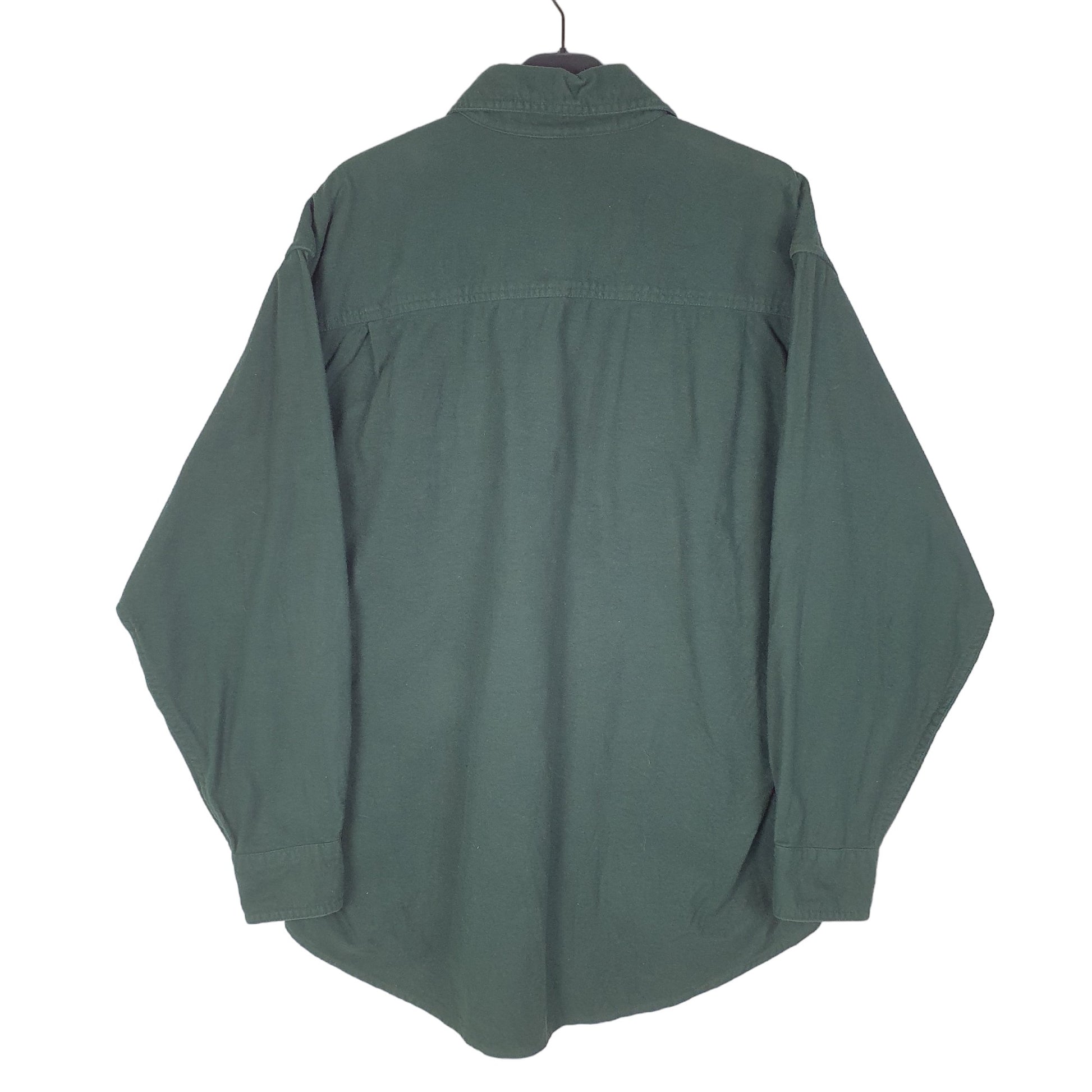 Mens Green Levis Flannel Overshirt Shacket Chamois Long Sleeve Shirt