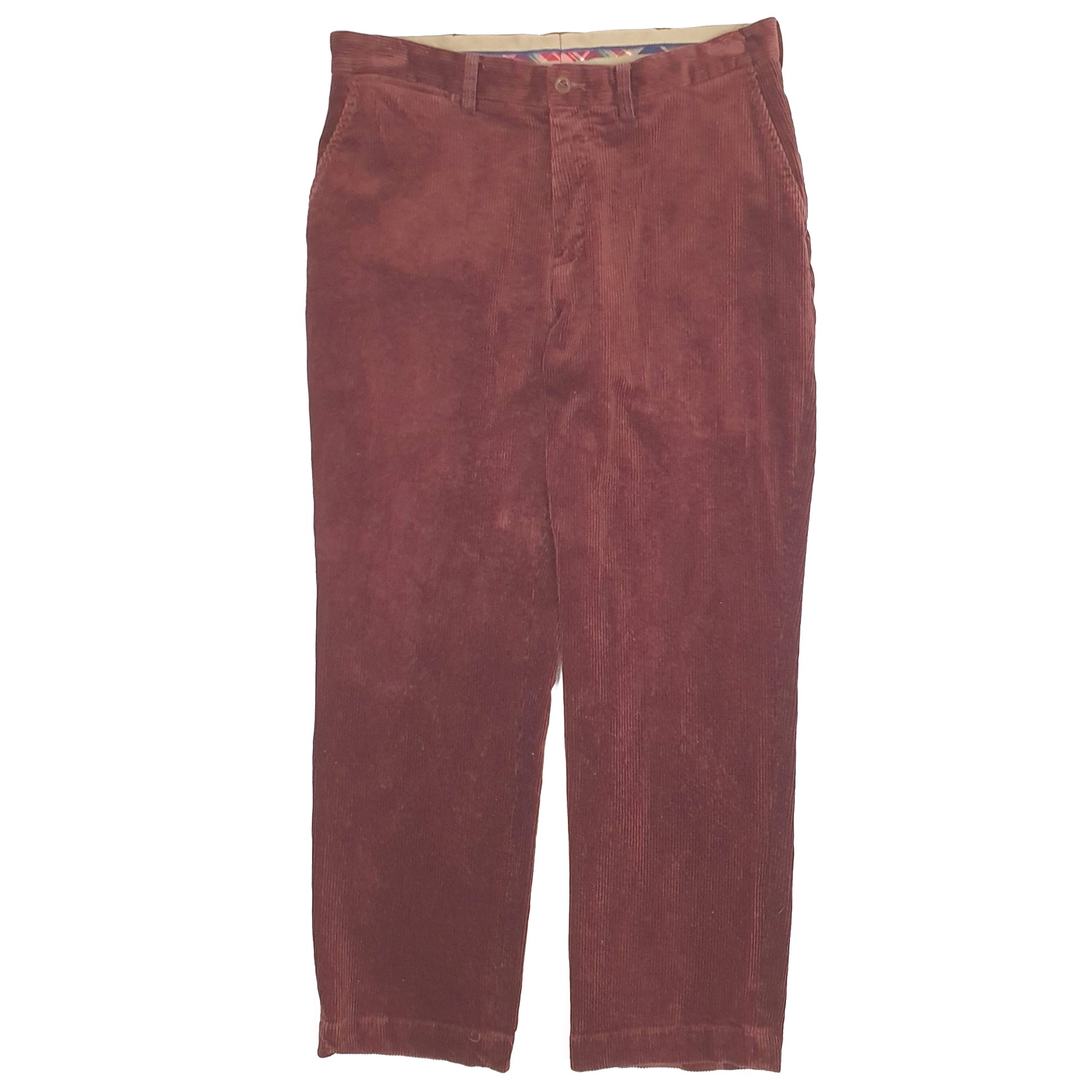 Mens Burgundy Polo Ralph Lauren  Corduroy Trousers