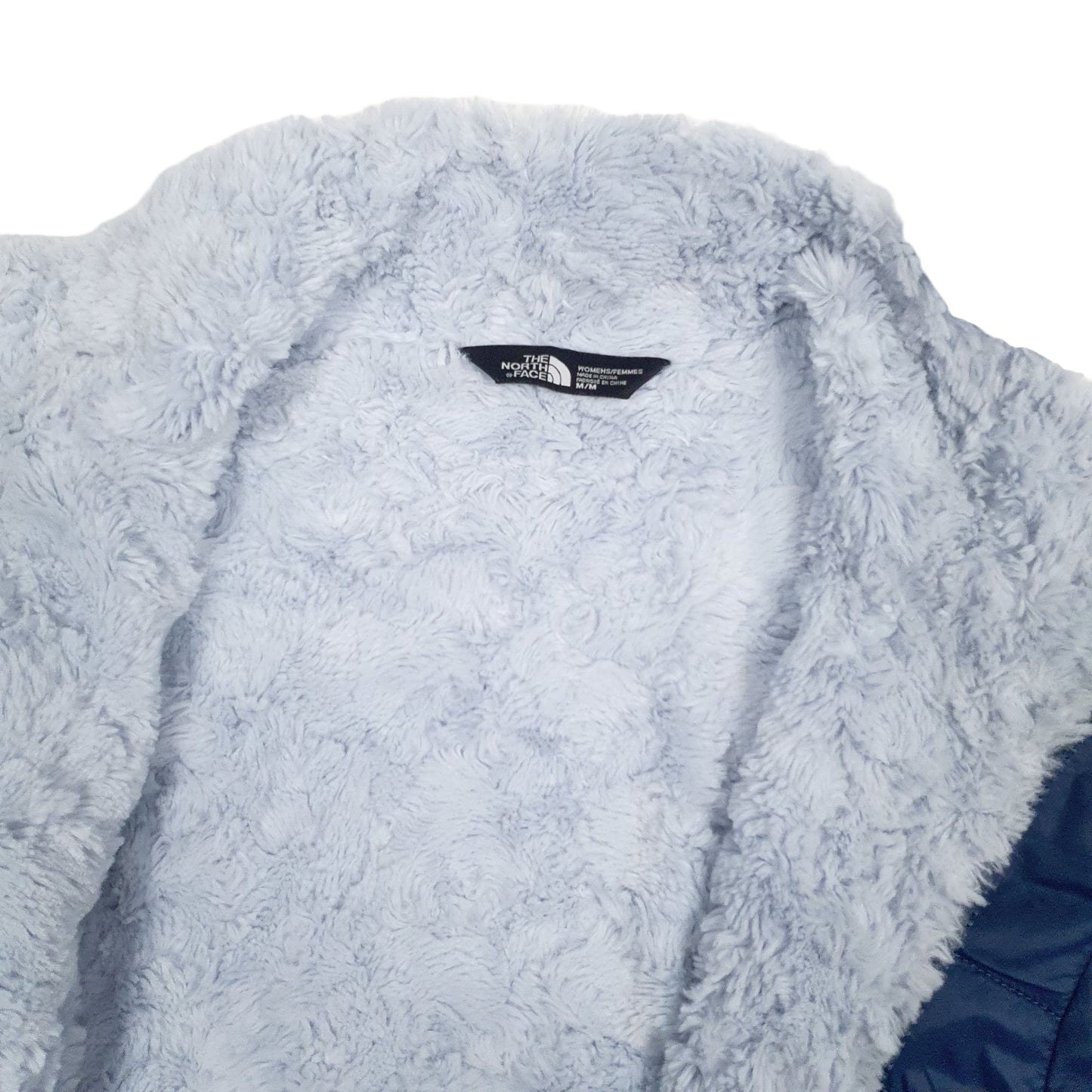 Womens Blue The North Face Fleece Lined  Coat