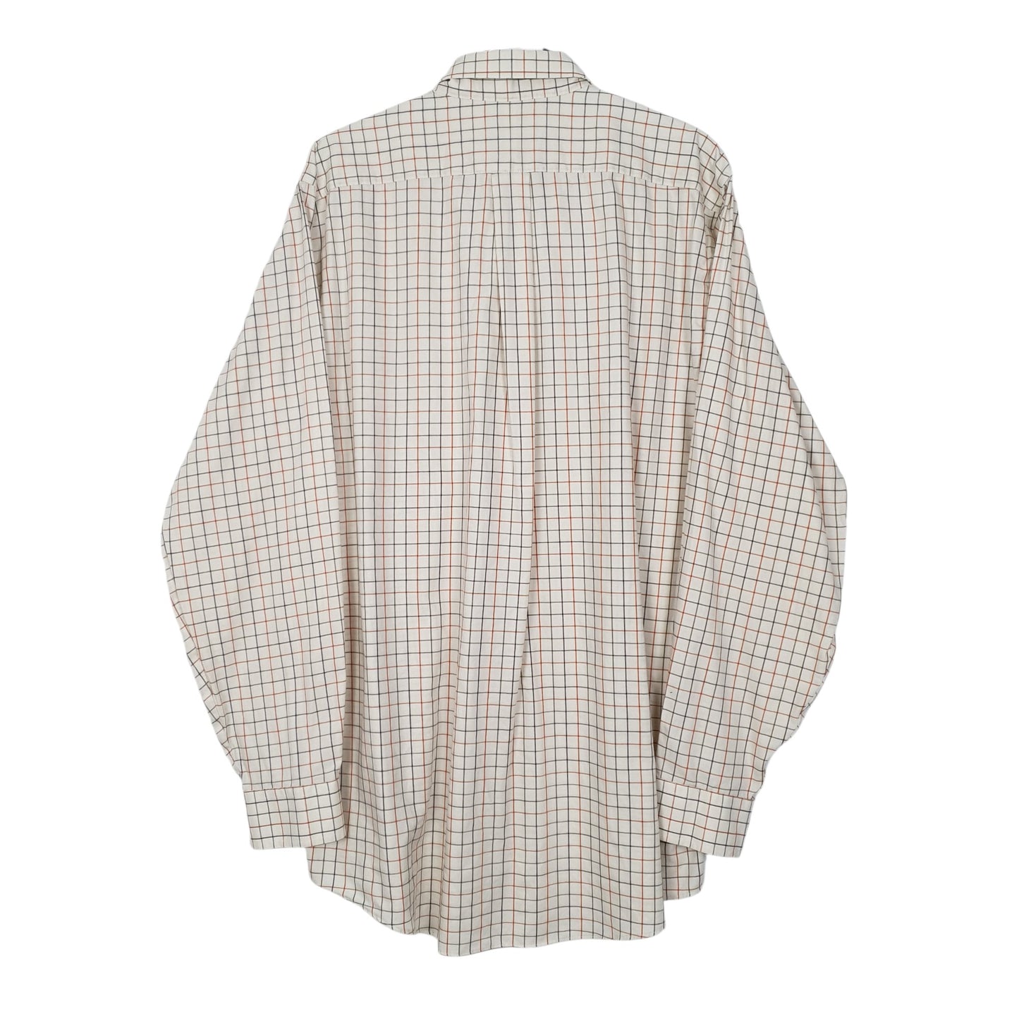 Mens Cream L.L.Bean Tall Long Sleeve Shirt