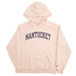 Mens Peach Champion Nantucket Spellout Hoodie Jumper
