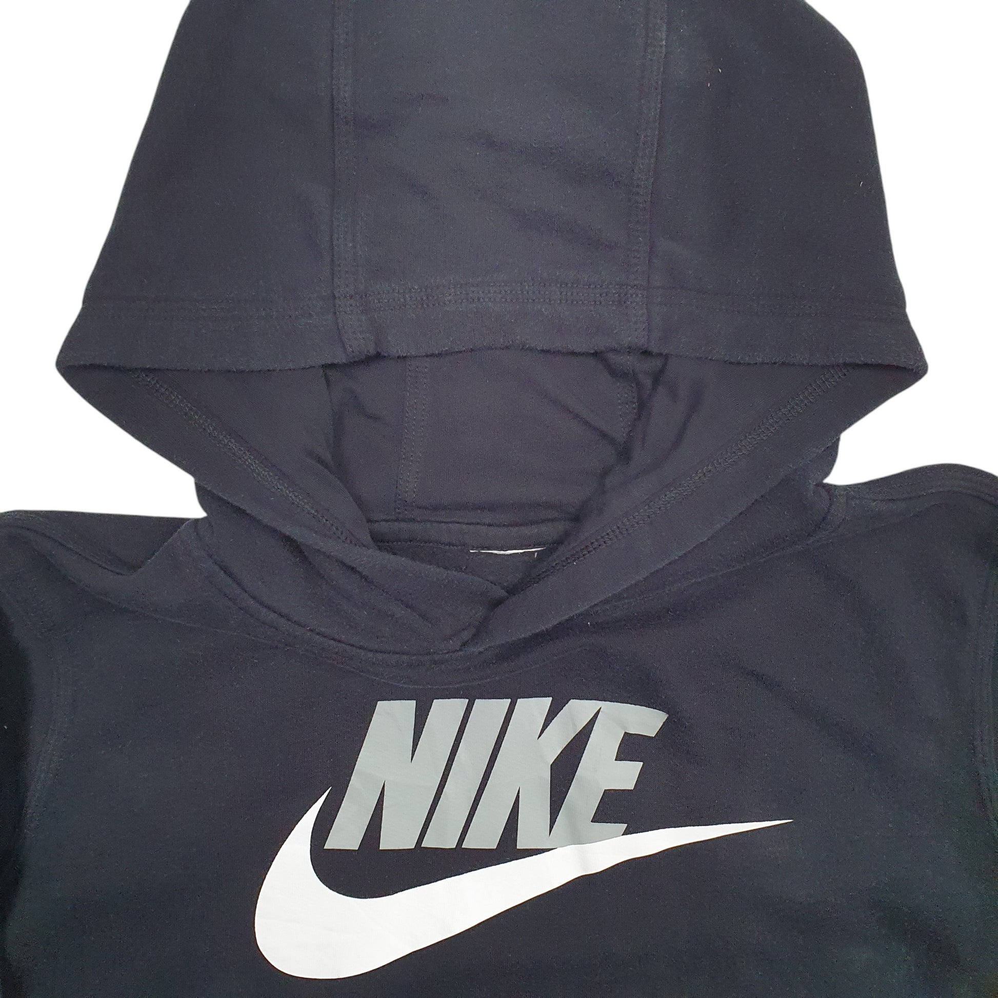 Womens Black Nike Spellout Hoodie Jumper