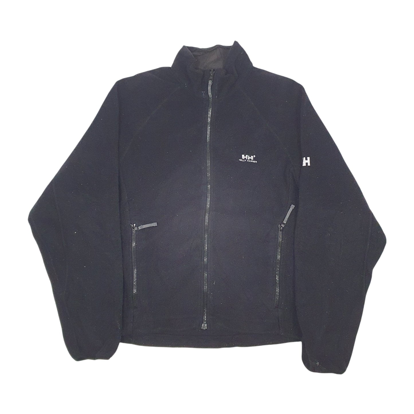 Mens Black Hello Hansen  Full Zip Jumper