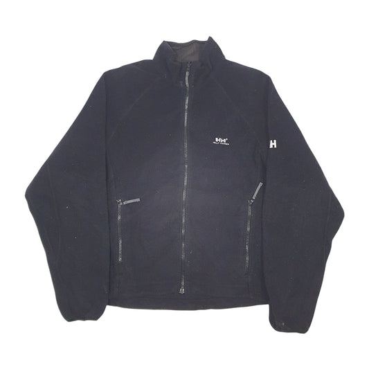 Mens Black Hello Hansen  Full Zip Jumper