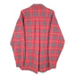 Mens Red L.L.Bean Tall Chamois Overshirt Shacket Long Sleeve Shirt