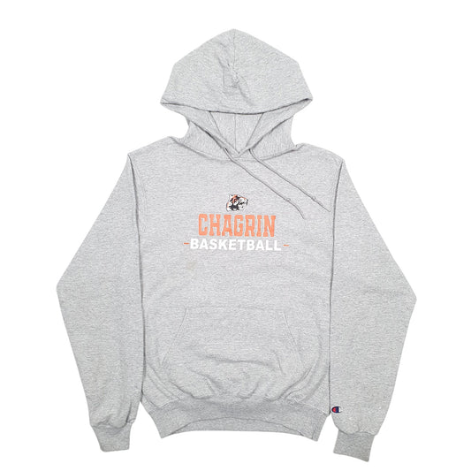 Womens Grey Champion Chagrin Basketball Spellout Hoodie Jumper