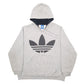 Mens Grey Adidas  Hoodie Jumper