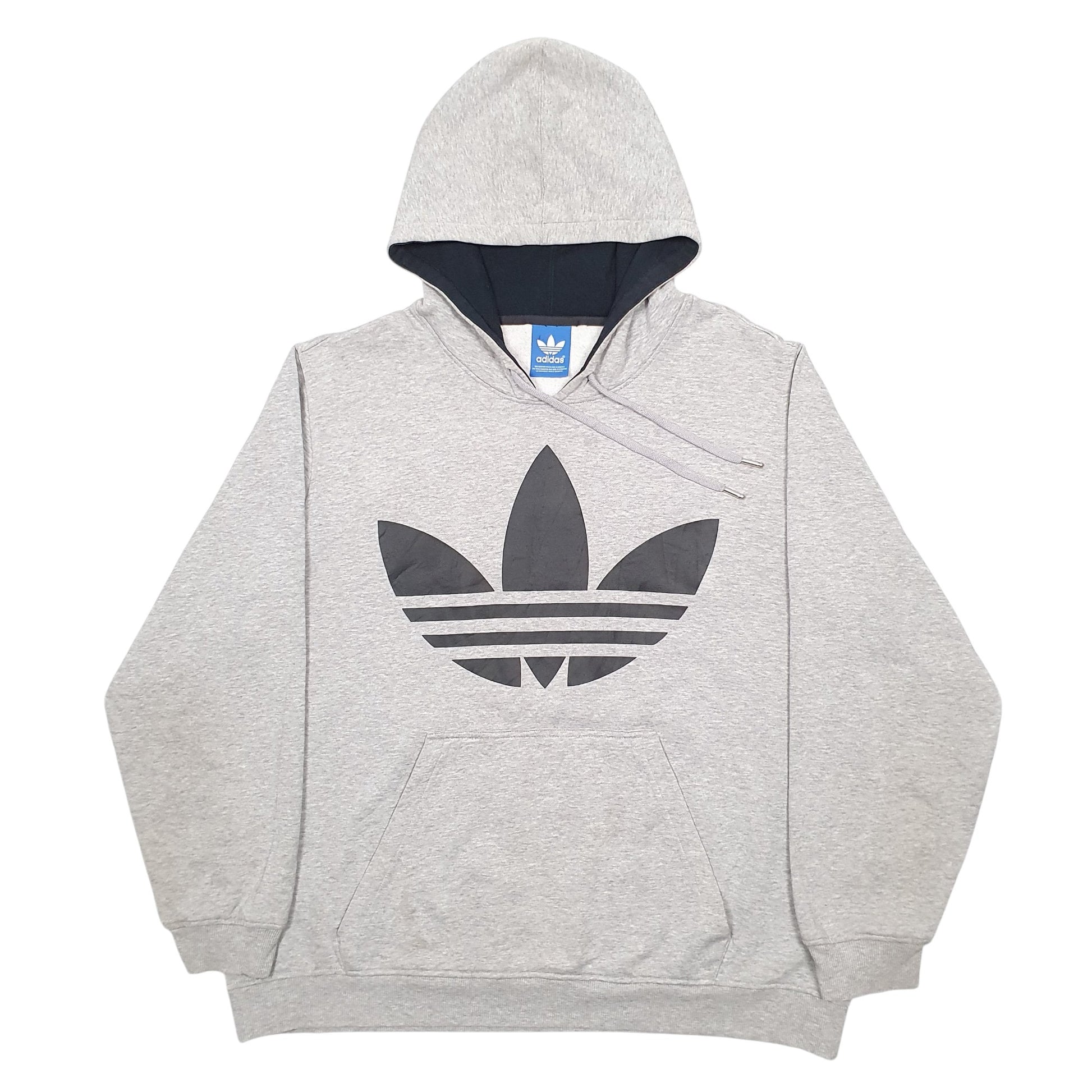 Mens Grey Adidas  Hoodie Jumper