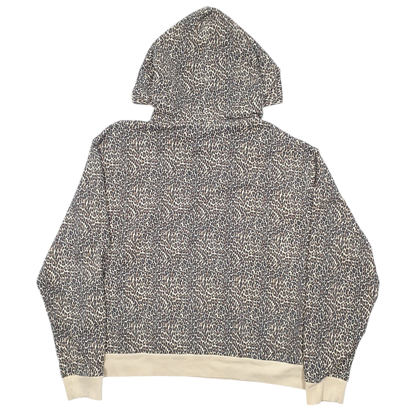 Womens Beige Levis Leopard Print Hoodie Jumper