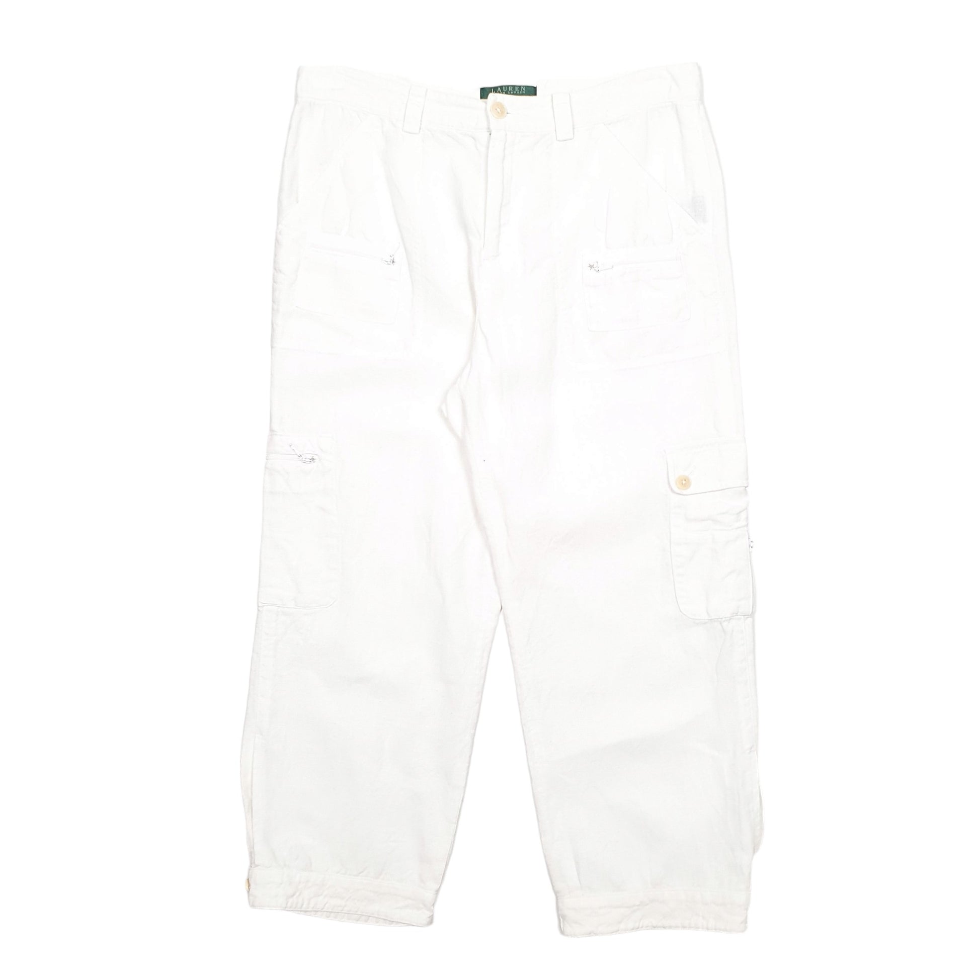 Womens White Ralph Lauren  Chino Trousers