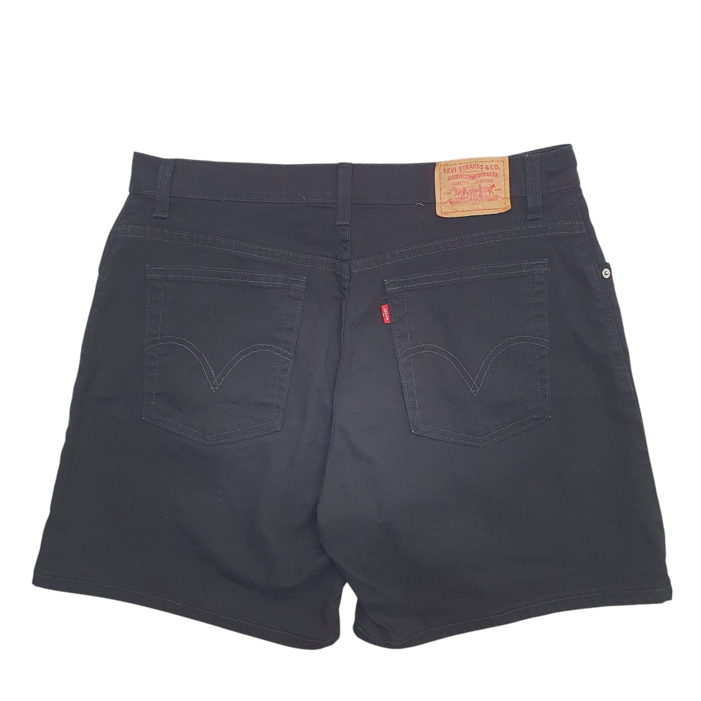 Mens Black Levis  Denim Shorts