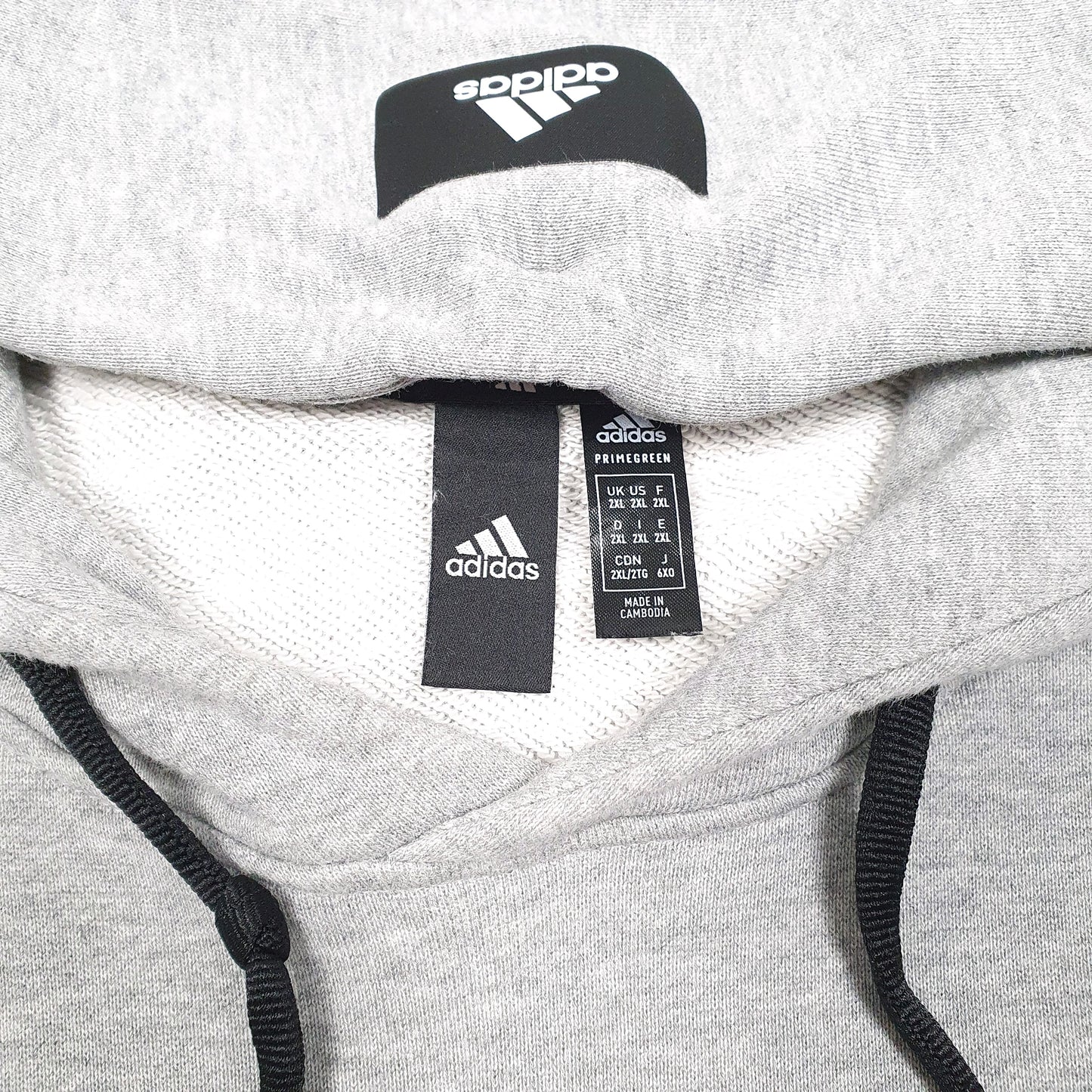 Mens Grey Adidas  Hoodie Jumper