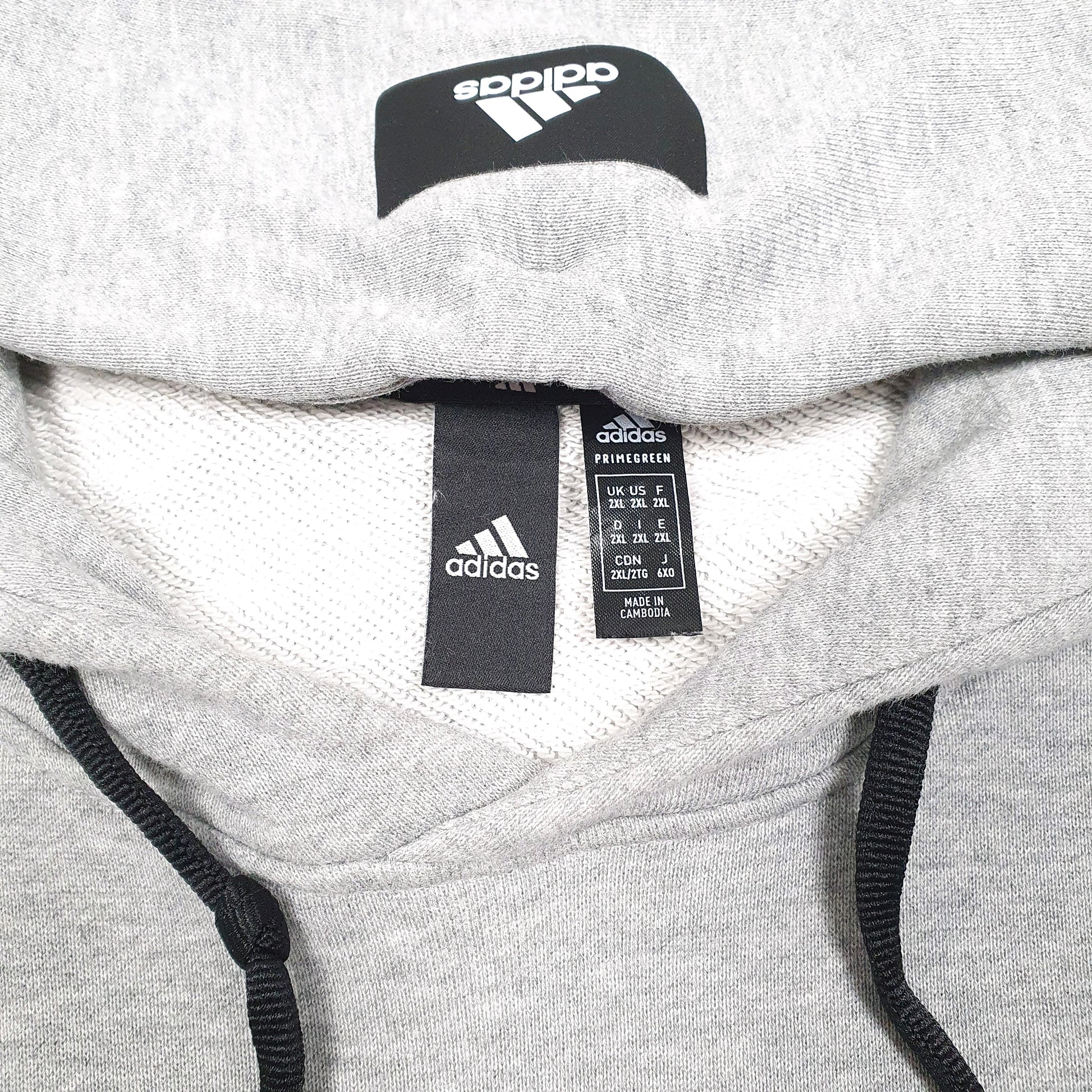 Mens Grey Adidas  Hoodie Jumper