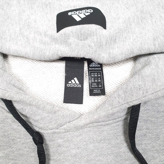 Mens Grey Adidas  Hoodie Jumper
