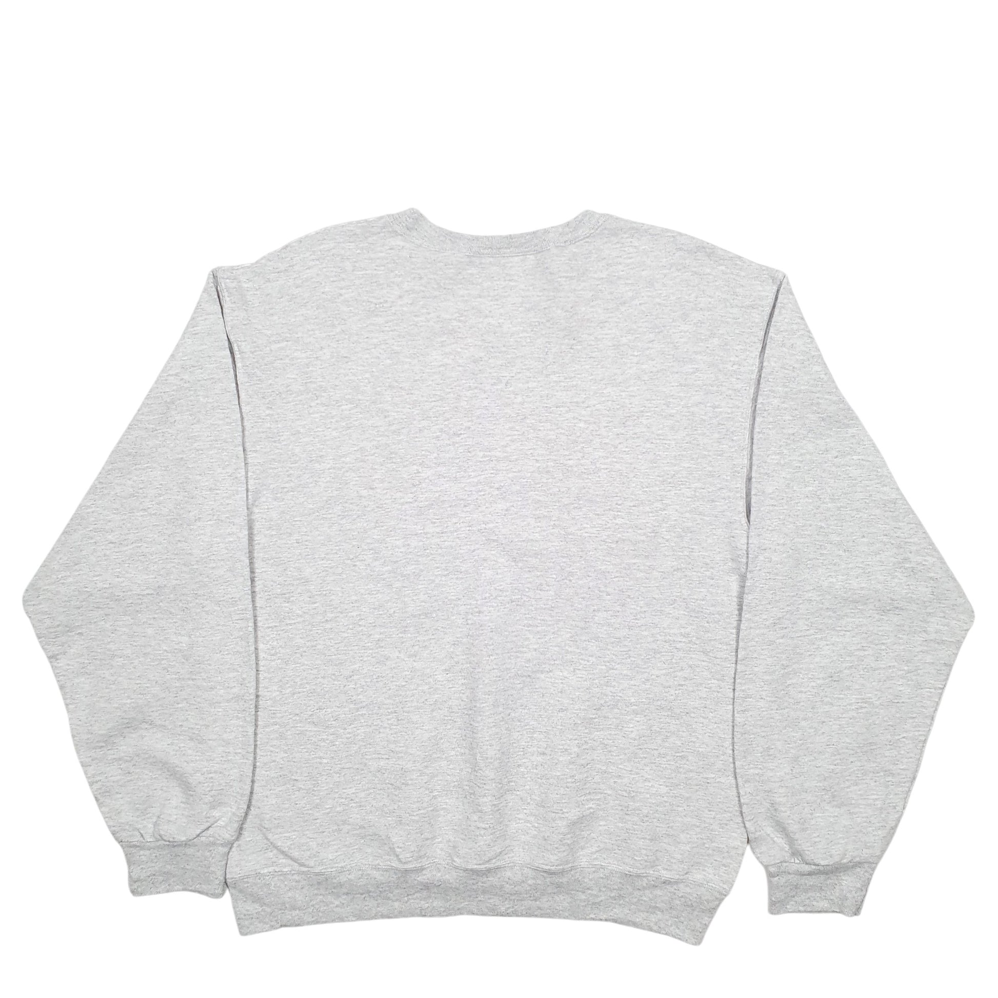 Mens Grey Jerzees Ocean City New Jersey Spellout Crewneck Jumper