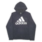 Mens Black Adidas  Hoodie Jumper