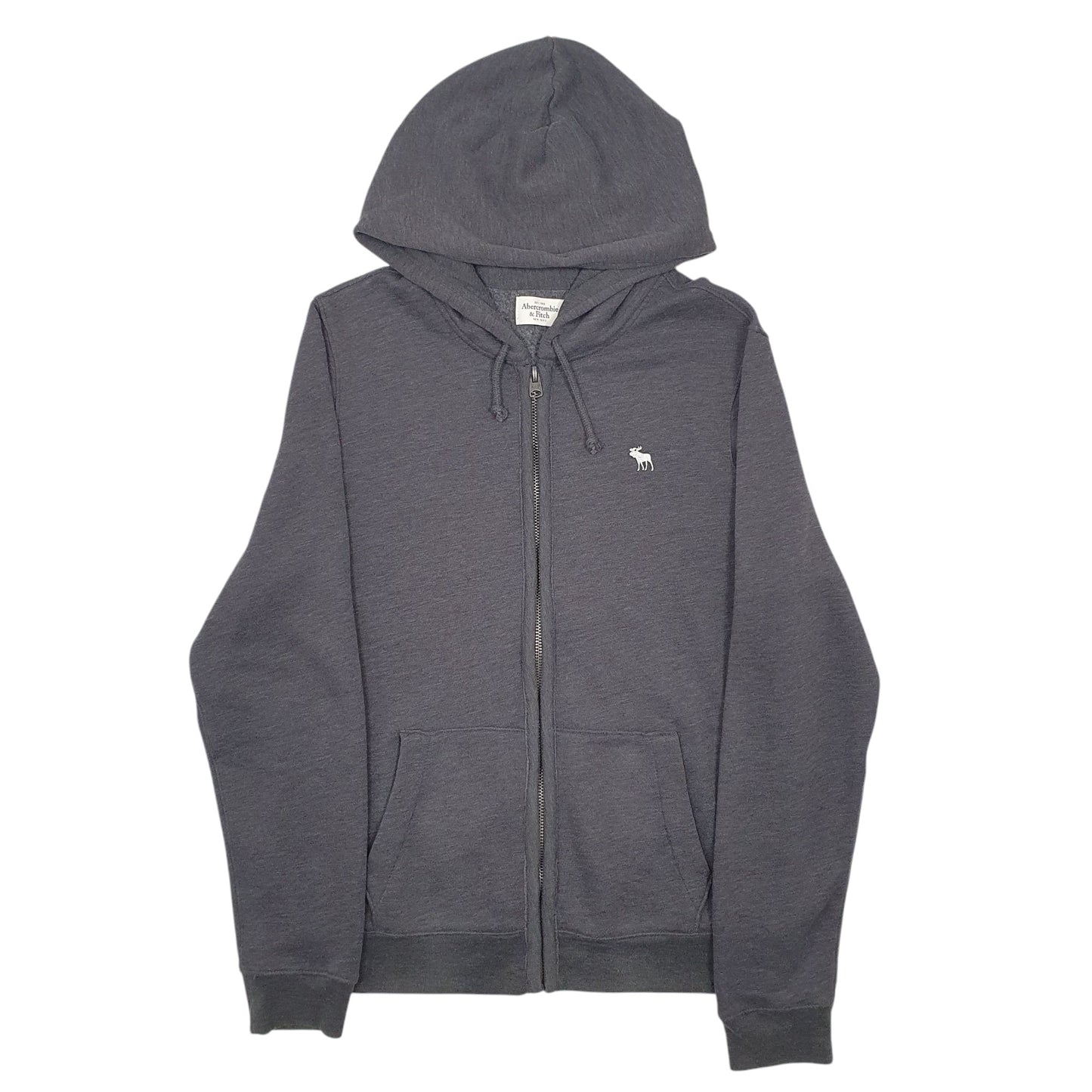 Mens Grey Abercrombie & Fitch  Full Zip Jumper