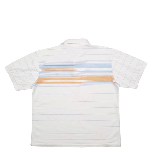 Mens White Lacoste  Short Sleeve Polo Shirt